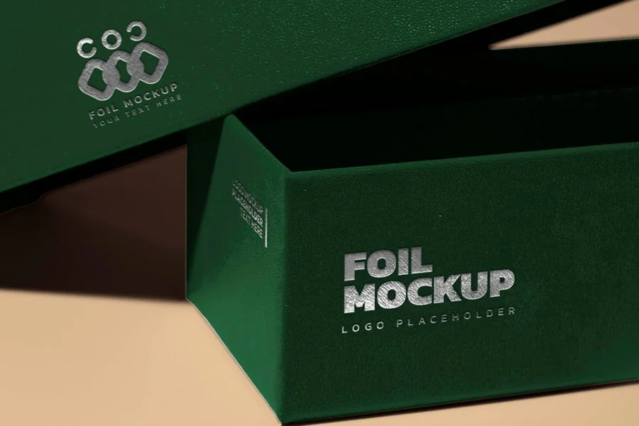 3D mockup of the product box